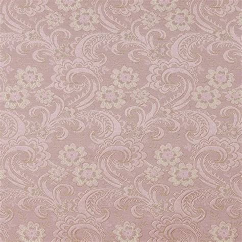 Primrose Diamond Pink Diamonds Metallic Upholstery Fabric by 